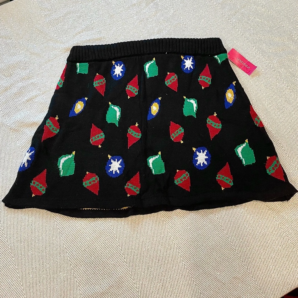 XXL Ugly Knit Christmas Sweater Skirt -  Xhilaration Ornaments NWT